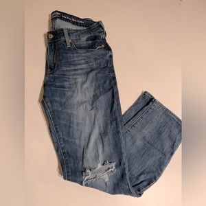 Mid-Rise Slim Cuff Blue Levi Jeans